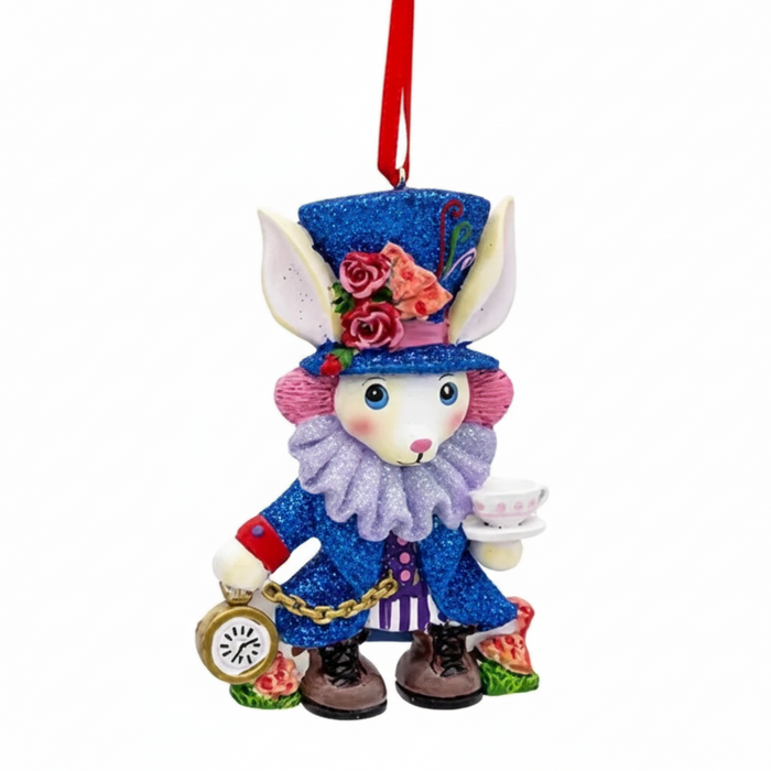 Alice in Wonderland Ornament - Rabbit