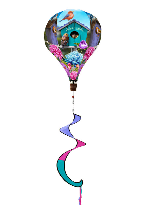 Colorful Birdhouses Hot Air Balloon Twister