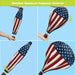 Wooden American Flag Hot Air Balloon Twister