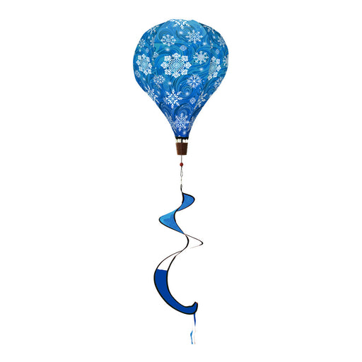 Let it Snow Snowflakes Hot Air Balloon Twister