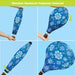 Let it Snow Snowflakes Hot Air Balloon Twister