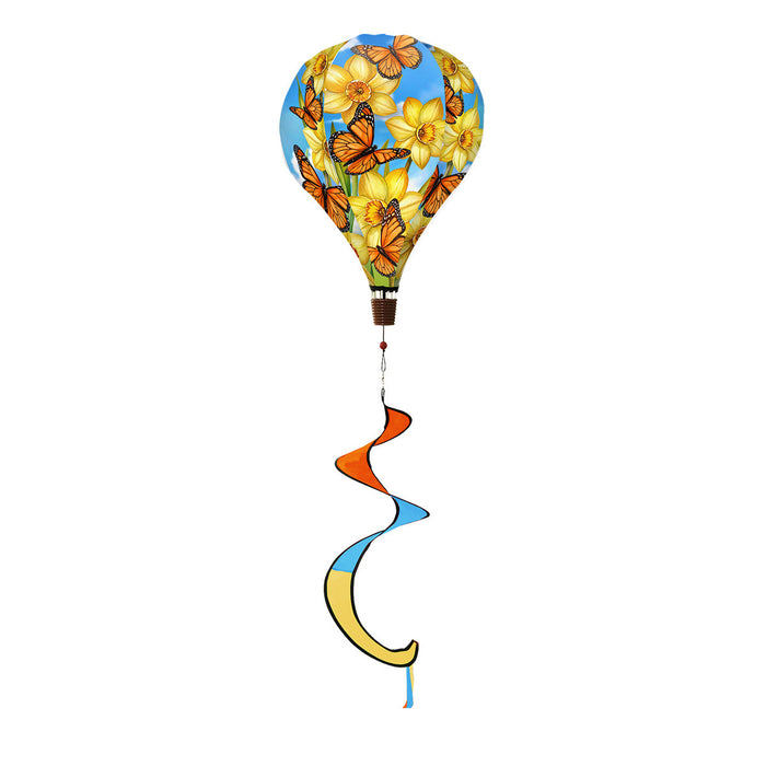 Monarch Butterflies Hot Air Balloon Spinner