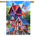 Home of the Free Birdhouses Banner Flag