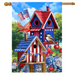 Home of the Free Birdhouses Banner Flag