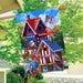 Home of the Free Birdhouses Banner Flag