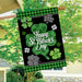 Scattered Shamrocks Banner Flag