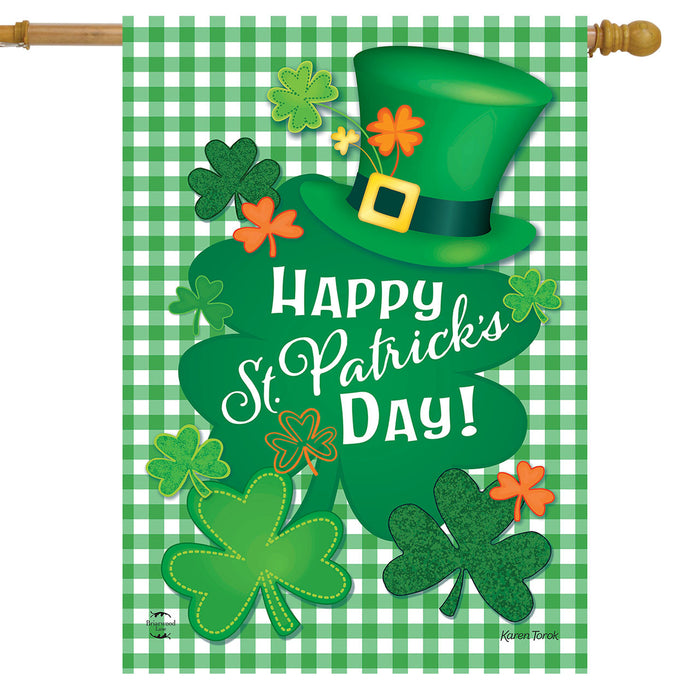 Celebrate St. Patrick's Day Banner Flag