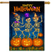 Skeleton Dance Party Banner Flag