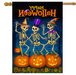 Skeleton Dance Party Banner Flag