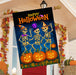 Skeleton Dance Party Banner Flag