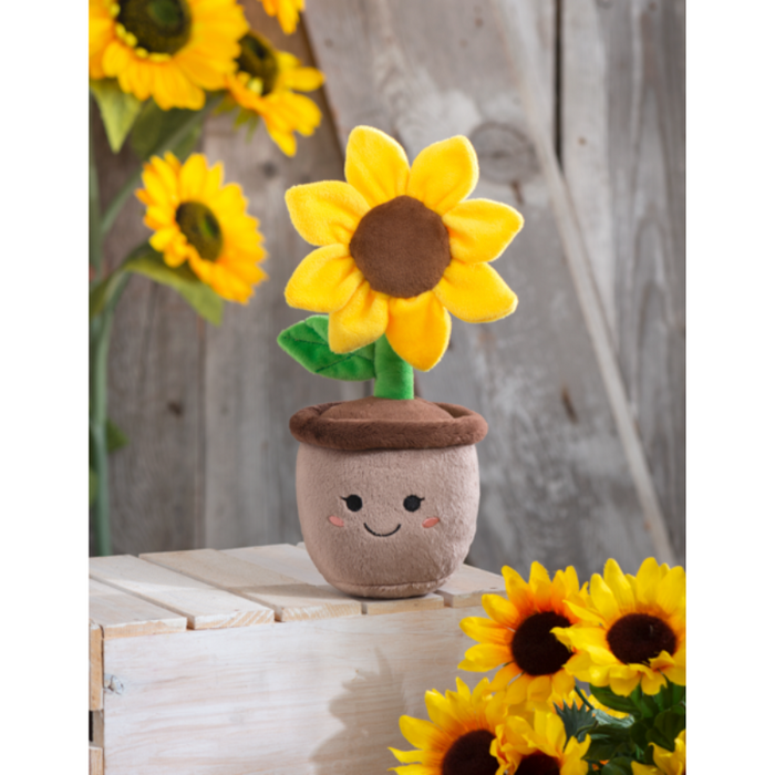11" Happy Bloom Plush Sunflower