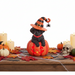 Black Labrador Pumpkin LED Light Up Figurine