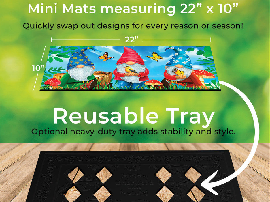 Filigree Pattern Mini Switch Doormat Rubber Tray