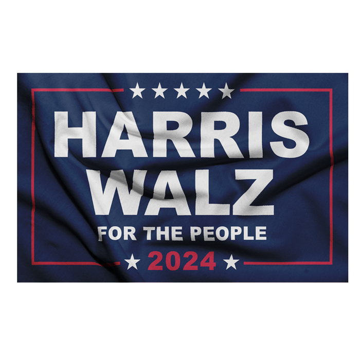 3x5' Harris Walz 2024 Polyester Flag - Made in the USA