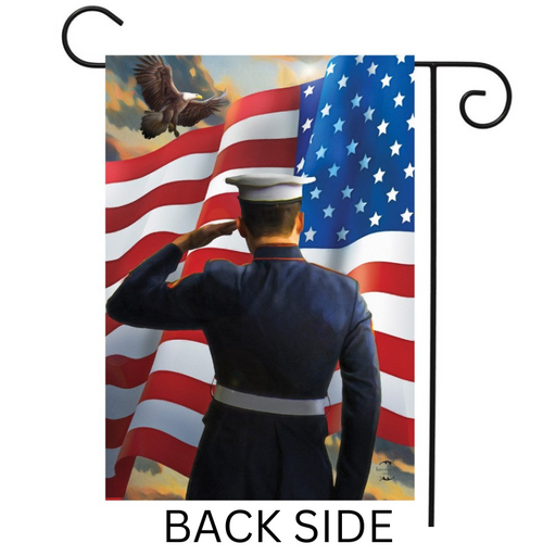 America's Heroes Garden Flag