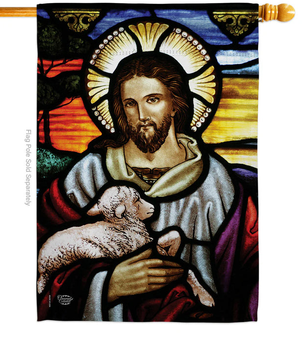 Jesus is the Good Shepherd Banner Flag