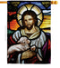 Jesus is the Good Shepherd Banner Flag