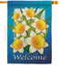 Daffodils Welcome Banner Flag