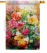 Garden Floral Arrangement Banner Flag