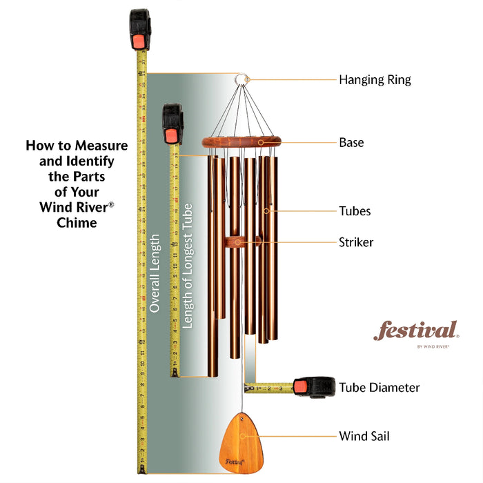 How to Measure Festival Wind Chimes