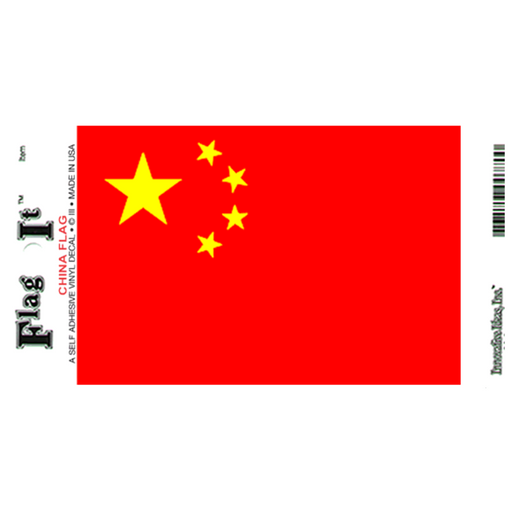 China Flag Decal - Made in USA