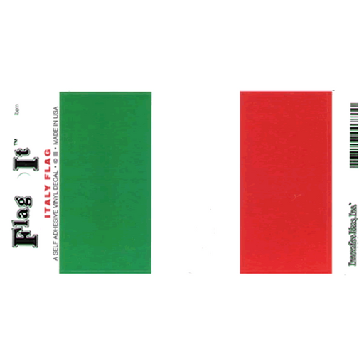 Italy Flag Decal - Made in USA