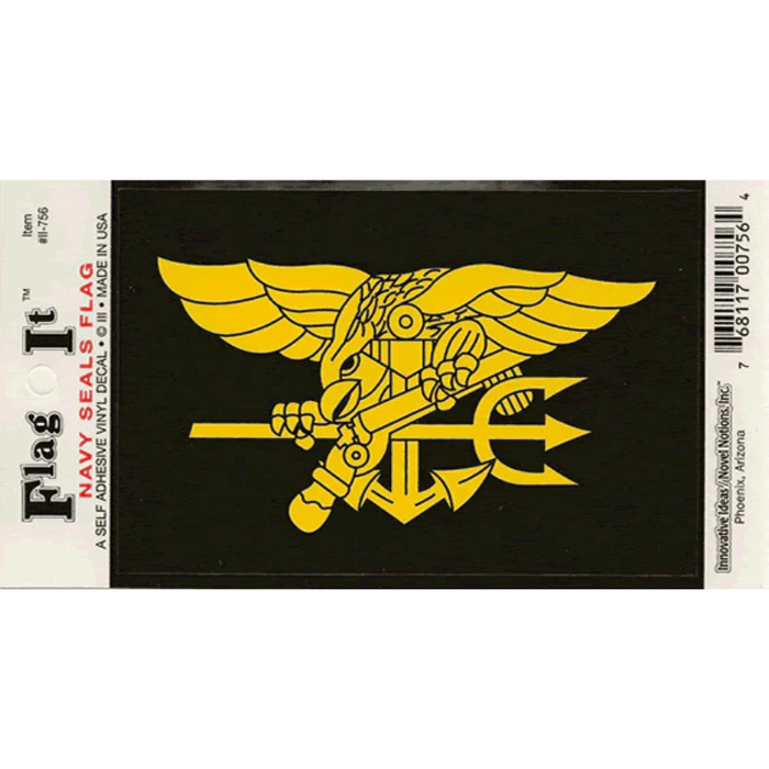 US Navy Seals Flag Decal - Made in USA