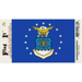 US Air Force Flag Emblem Decal  - Made in USA