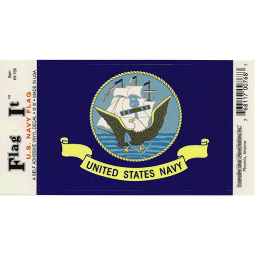 US Navy Flag Decal - Made in USA