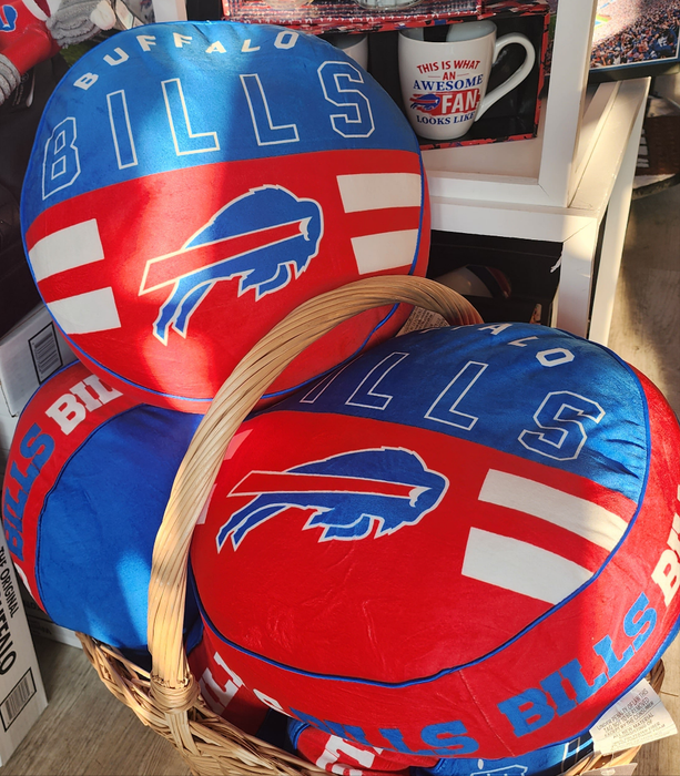 Buffalo Bills Round Plush Pillow