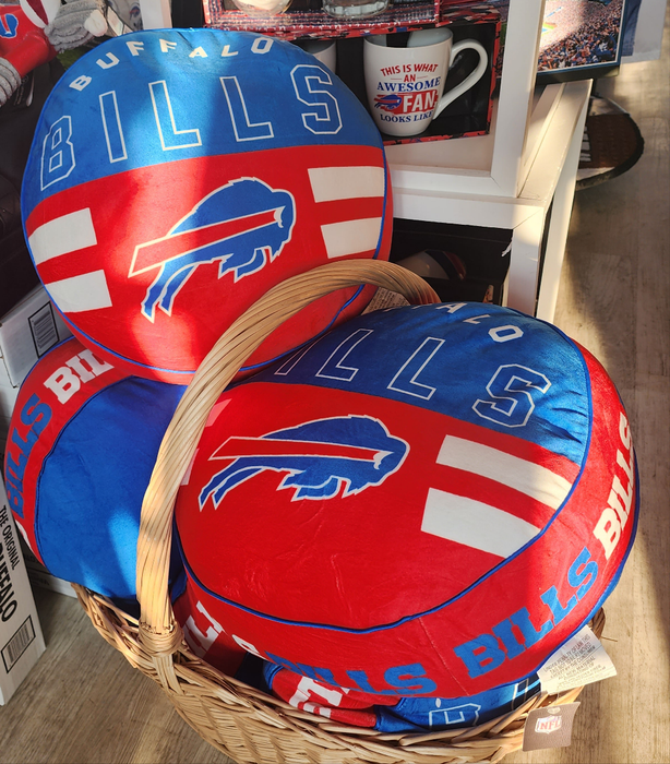 Buffalo Bills Round Plush Pillow