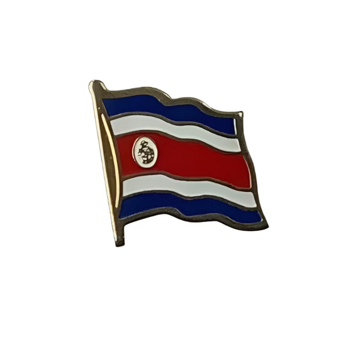 Costa Rica Flag Lapel Pin 2025