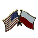 Poland/USA Dual Flags Lapel Pin 2025