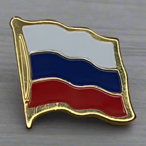 Russia Flag Lapel Pin 2025