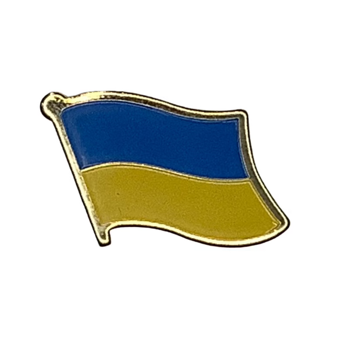 Ukraine Flag Lapel Pin 2025