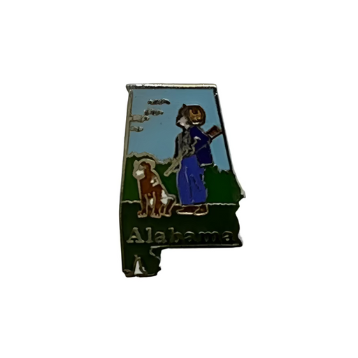 Alabama Map Lapel Pin 2025