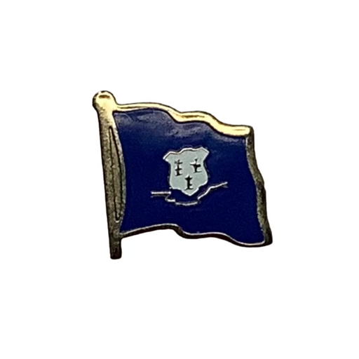 Connecticut Flag Lapel Pin 2025