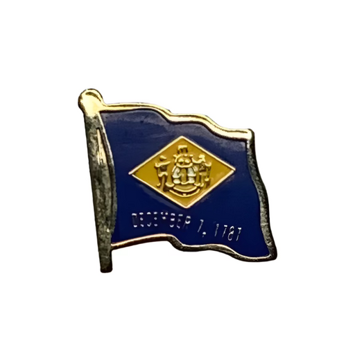 Delaware Flag Lapel Pin 2025