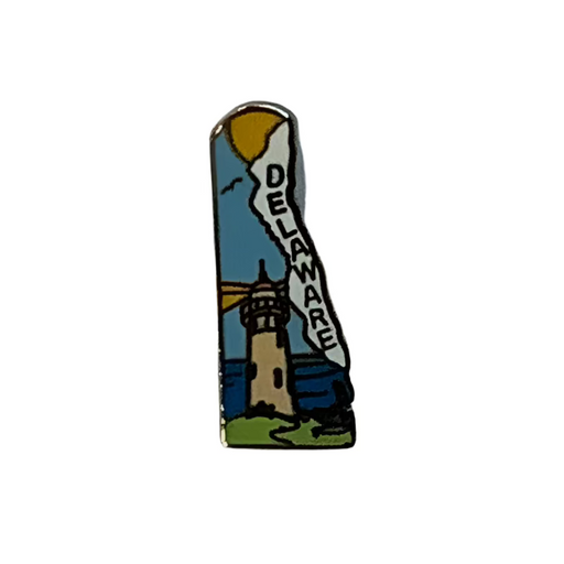 Delaware Map Lapel Pin 2025