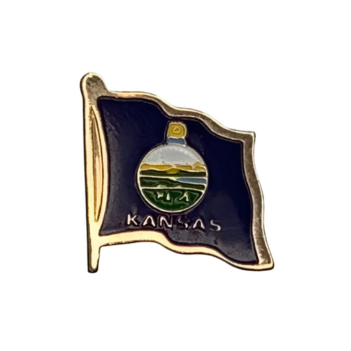 Kansas Flag Lapel Pin 2025