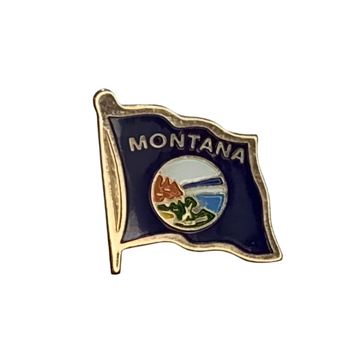 Montana Flag Lapel Pin 2025