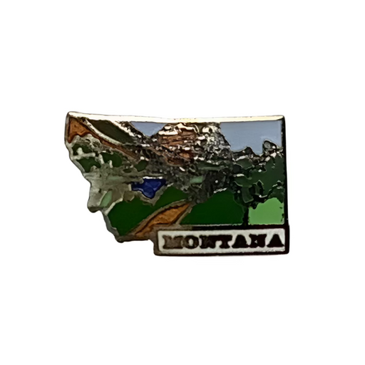 Montana Large Map Lapel Pin 2025