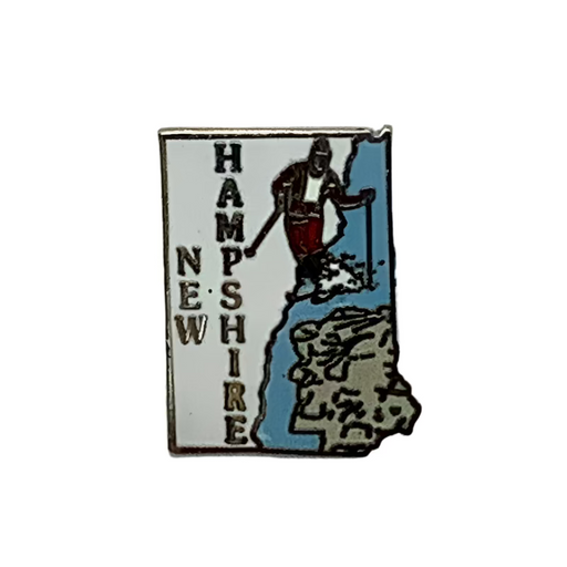 New Hampshire Large Map Lapel Pin 2025
