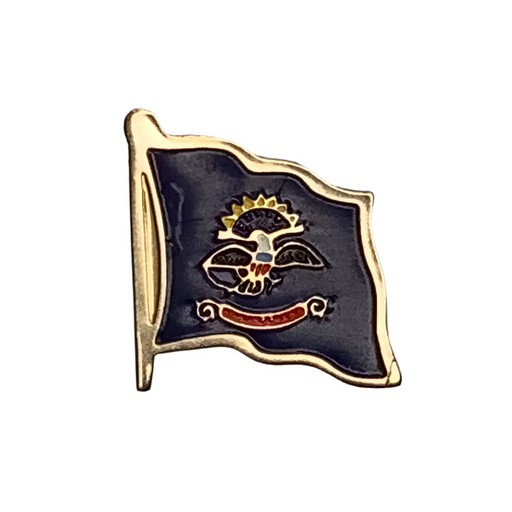North Dakota Flag Lapel Pin 2025