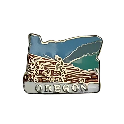Oregon Map Lapel Pin 2025