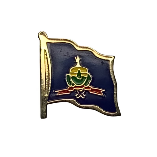 Vermont Waving Flag Lapel Pin 2025
