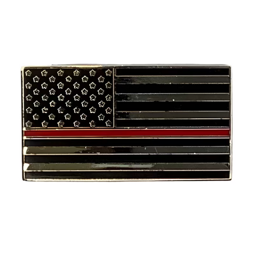 Thin Red Line US Flag Lapel Pin 2025