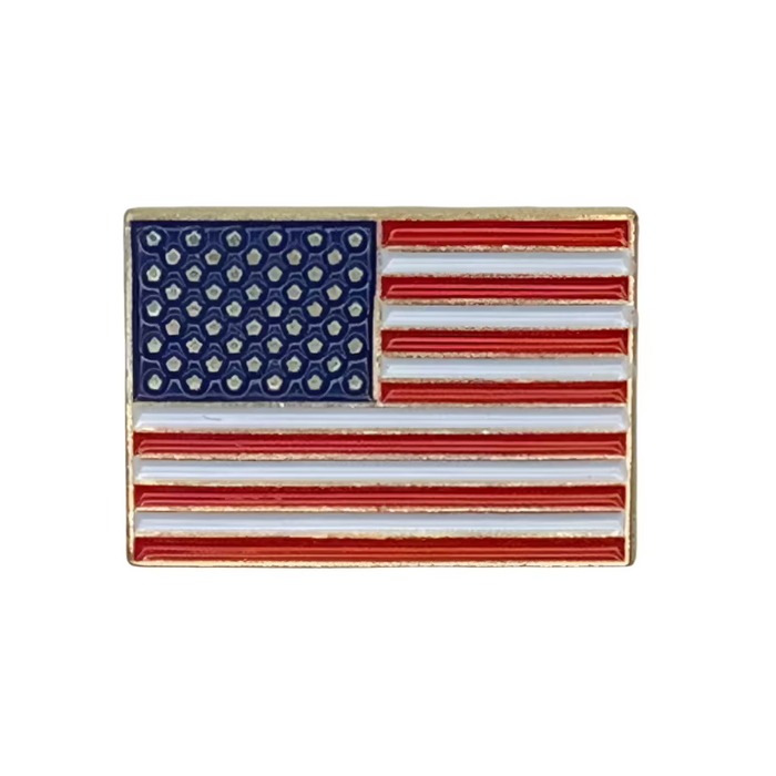 1" Traditional USA Flag Lapel Pin 2025