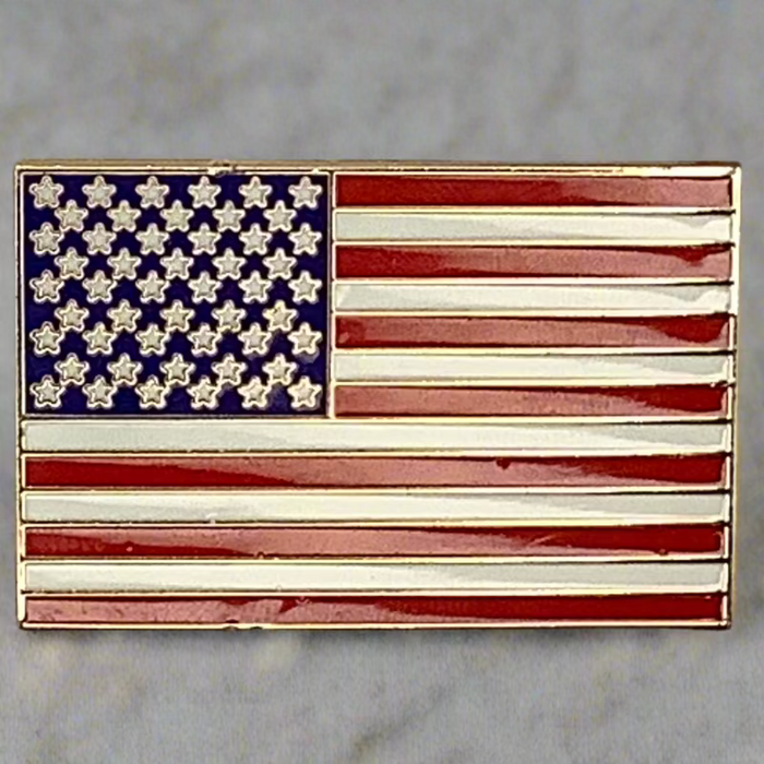 1-5/8" USA Flag Extra Large Lapel Pin 2025