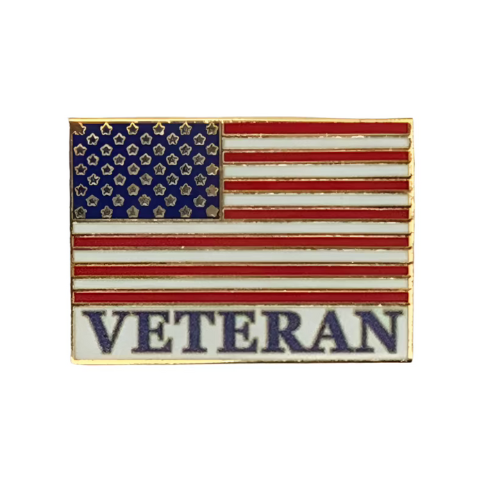 Veteran USA Flag Lapel Pin 2025